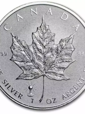 2018 1 oz  Canadian .9999 Silver Maple Leaf Reverse Proof Coin W/ Lightbulb Privy