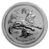 2018 1oz Australian Perth Mint Lunar Series II Year of the Dog .999 Silver Coin