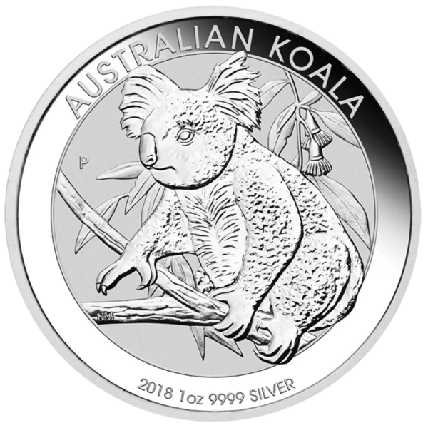 2018 1oz Australian Perth Mint Silver Koala