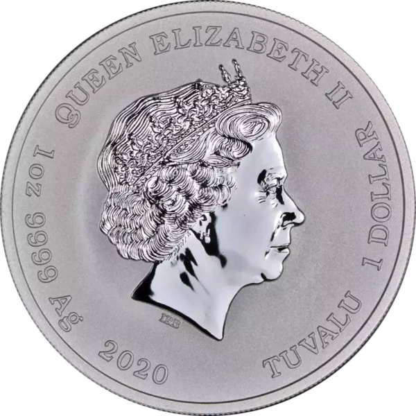 2020 1oz Tuvalu Marvel  "Venom" .9999 Silver Coin