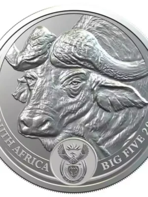2021 1 oz South Africa Big Five Buffalo .999 Silver Coin BU