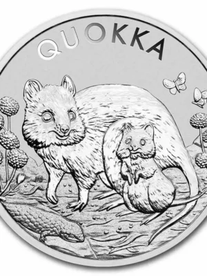 2021 1oz Australia Perth Mint .9999 Silver Quokka Coin