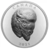 2021 1oz Royal Canadian Mint Bold Bison .9999 Silver Proof Extraordinarily High Relief Coin