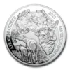 2021 1oz Rwanda Okapi Proof .999 Silver Coin