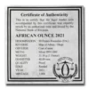 2021 1oz Rwanda Okapi Proof .999 Silver Coin