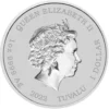 2022 1 oz Tuvalu Perth Mint Homer Simpson .9999 Silver BU Coin