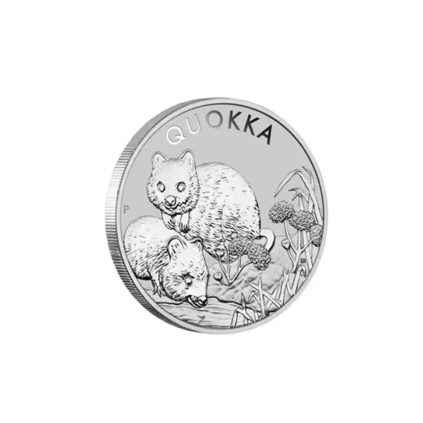 2022 1oz Australia Perth Mint .9999 Silver Quokka Coin