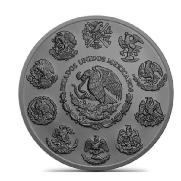 2022 1oz Mexican Libertad .999 Silver - Colorized Burning Flames Edition