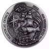 2022 1oz Rwanda Nautical Ounce - USS Constitution  .999 Silver High Relief Antique Coin