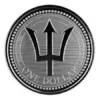 2022 1oz Scottsdale Mint Barbados .999 Silver Trident Coin