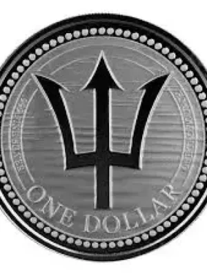 2022 1oz Scottsdale Mint Barbados .999 Silver Trident Coin
