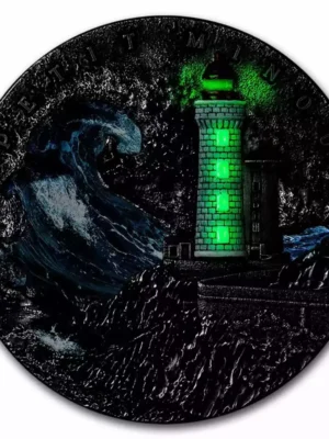 2022 2oz Niue Lighthouse Petit Minou .999 Silver Coin