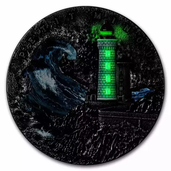 2022 2oz Niue Lighthouse Petit Minou .999 Silver Coin