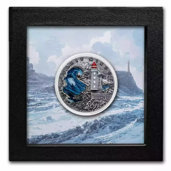 2022 2oz Niue Lighthouse Petit Minou .999 Silver Coin