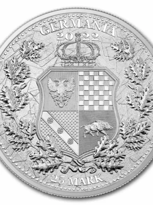 2022 5oz Germania .9999 Silver Allegories: Polonia and Germania Coin