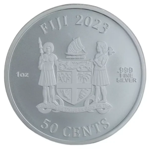2023 1 oz Fiji 30th Anniversary of Jurassic Park .999 Silver Coin