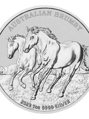 2023 1oz Australia Brumby .9999 Silver BU Coin