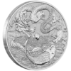 2023 1oz Australia Chinese Myths and Legends - Dragon And Koi .9999 Silver BU Coin