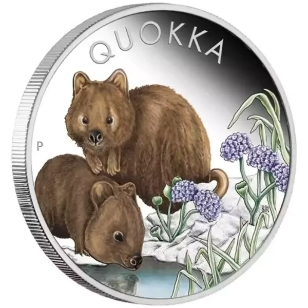 2023 1oz Australia Quokka .9999 Silver Proof Colorized Coin