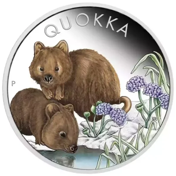 2023 1oz Australia Quokka .9999 Silver Proof Colorized Coin