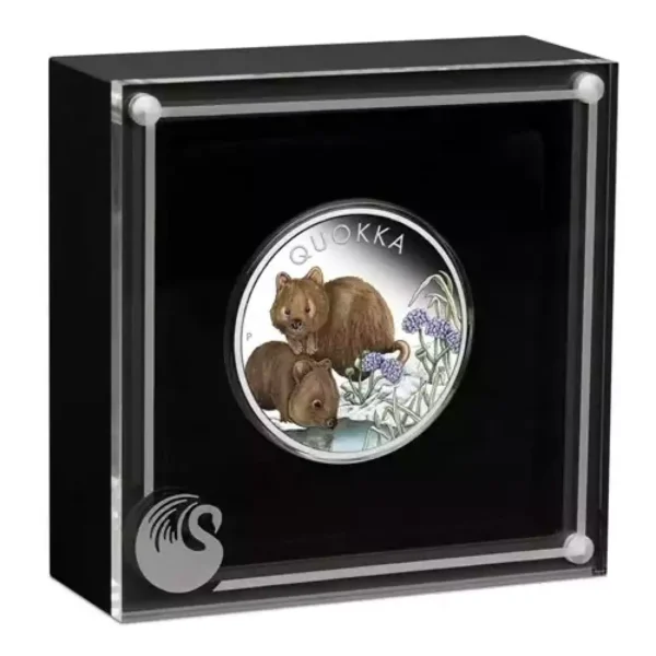 2023 1oz Australia Quokka .9999 Silver Proof Colorized Coin