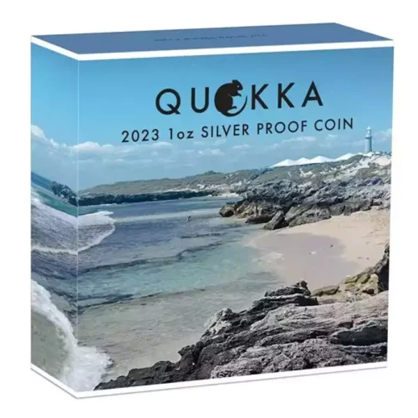 2023 1oz Australia Quokka .9999 Silver Proof Colorized Coin