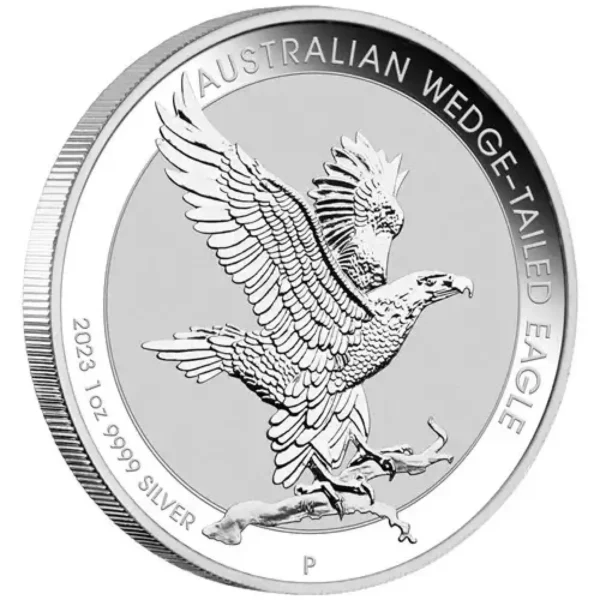 2023 1oz Australia Perth Mint .9999 Silver Wedge-Tailed Eagle Coin