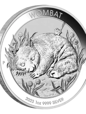 2023 1oz Australian Perth Mint .9999 Silver Wombat Coins