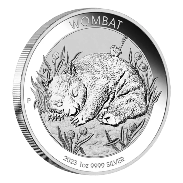 2023 1oz Australian Perth Mint .9999 Silver Wombat Coins