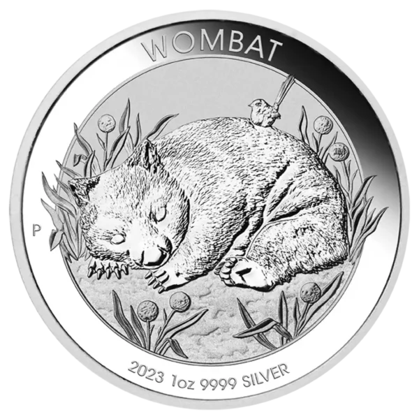 2023 1oz Australian Perth Mint .9999 Silver Wombat Coins