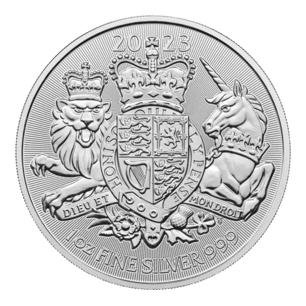 2023 1oz British Royal Arms .999 Silver Coin