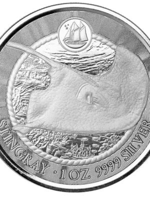 2023 1oz Cayman Islands Stingray .999 Silver Coin