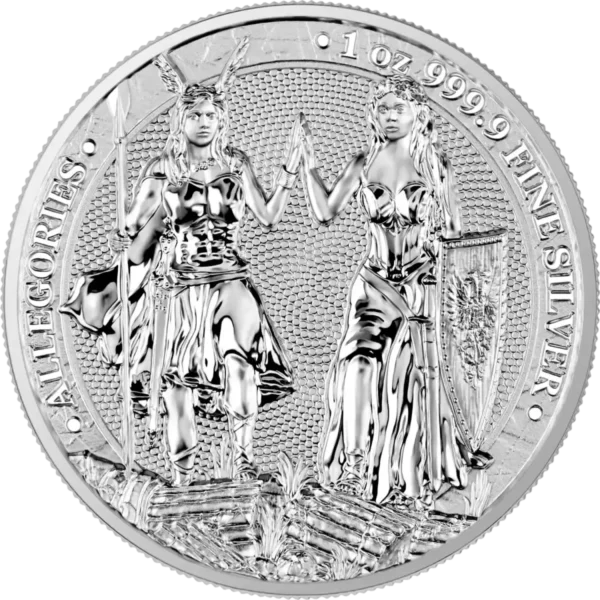2023 1oz Germania .9999 Silver Allegories: Galia and Germania Coin