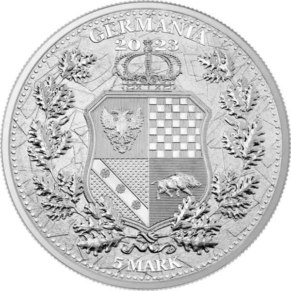 2023 1oz Germania .9999 Silver Allegories: Galia and Germania Coin