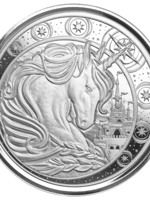 2023 1oz Ghana Scottsdale .999 Silver Unicorn Coin