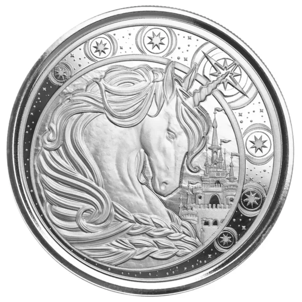 2023 1oz Ghana Scottsdale .999 Silver Unicorn Coin
