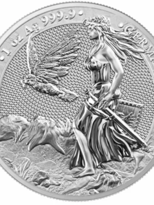 2023 1oz Lady Germania .9999 Silver 5 Mark
