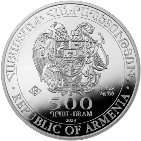 2023 1oz Noah's Ark Armenia Silver Coin