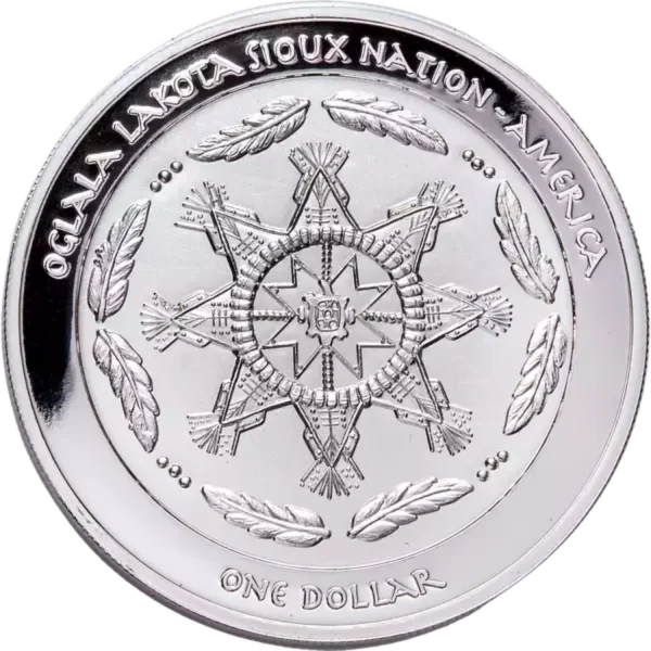 2023 1oz Oglala Lakota Sioux .999 Silver  Moon Goddess Hanwi Coin