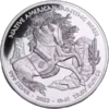 2023 1oz Oglala Lakota Sioux .999 Silver  Hunting Horse Coin