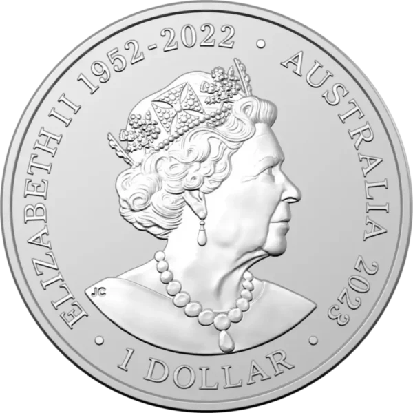 2023 1oz Royal Australian Mint Antarctic Territory - Emperor Penguin .999 Silver BU Coin