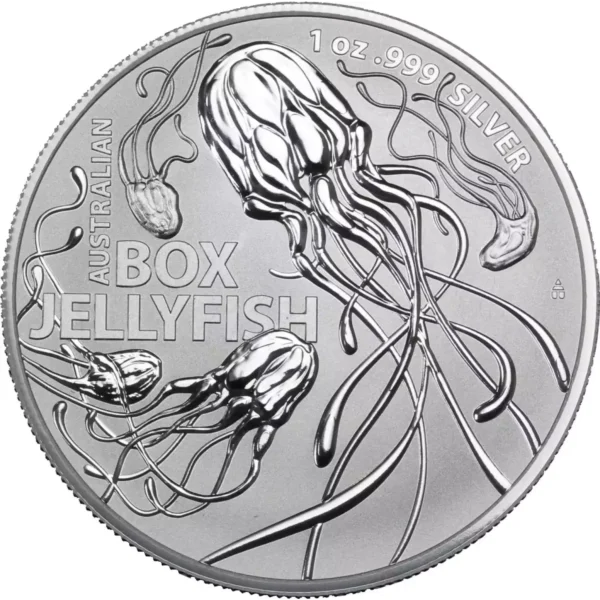 2023 1oz RAM Royal Australian Mint Australia's Most Dangerous Box Jellyfish .999 Silver BU Coin