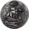 2023 1oz Rwanda Nautical Ounce - Great Eastern .999 Silver High Relief Antique Coin