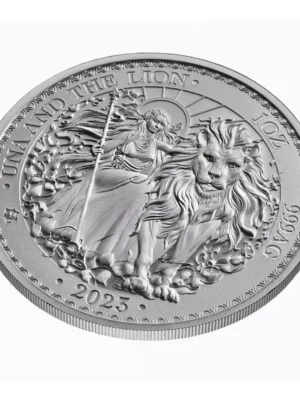 2023 1oz St. Helena Una and the Lion .999 Silver Coin