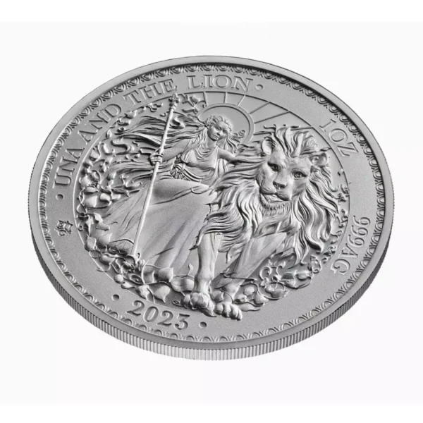 2023 1oz St. Helena Una and the Lion .999 Silver Coin