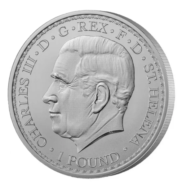 2023 1oz St. Helena Una and the Lion .999 Silver Coin
