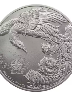 2023 1oz Samoa Four Guardians - Vermilion Bird .999 Silver Coin