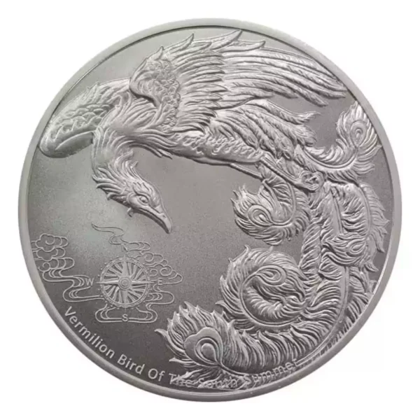 2023 1oz Samoa Four Guardians - Vermilion Bird .999 Silver Coin