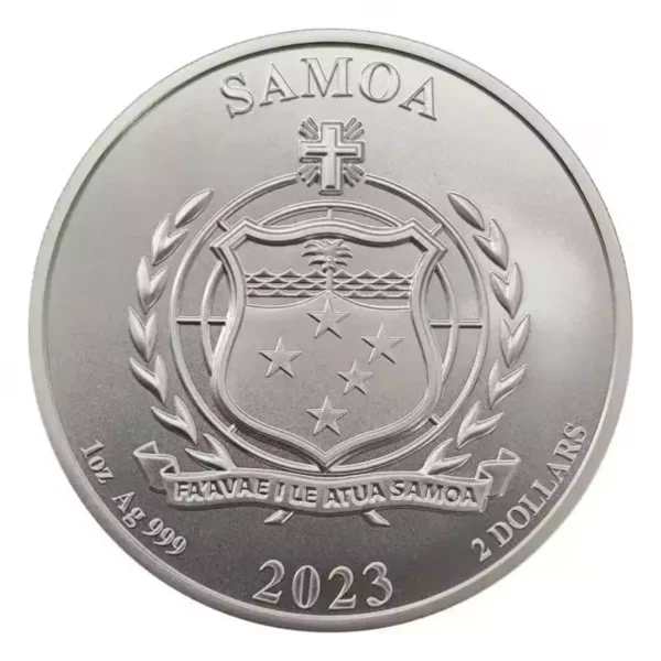 2023 1oz Samoa Four Guardians - Vermilion Bird .999 Silver Coin