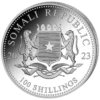 2023 1oz Somalia Elephant .9999 Silver BU Coin